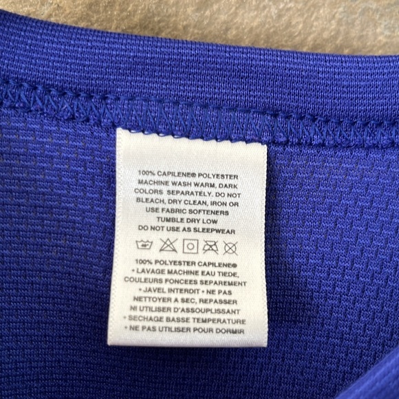 Patagonia Capilene Purple Long Sleeve T-shirt Kids Size 12 - Picture 3 of 15